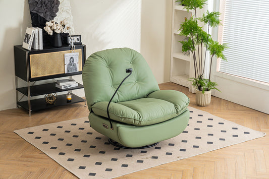 Power Recliner Swivel Glider USB Charger With Bluetooth Music Player, Sleep, Working, Game And Leisure Home Essentials