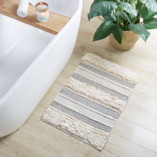 Asher - Bath Rug - Gray