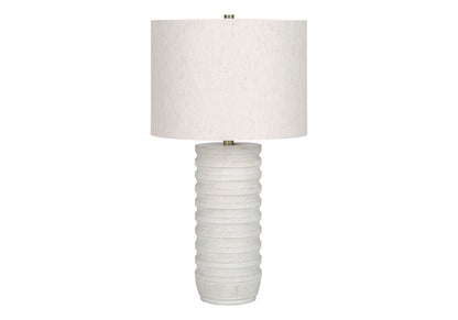 Table Lamp, Lighting, Resin, Transitional - Cream 8th Street