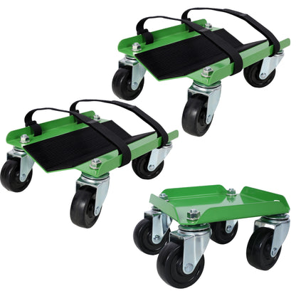 Heavy Duty Snowmobile Dolly With V Slide And Swivel Casters Steel, 1500Lbs Capacity Daily Nest