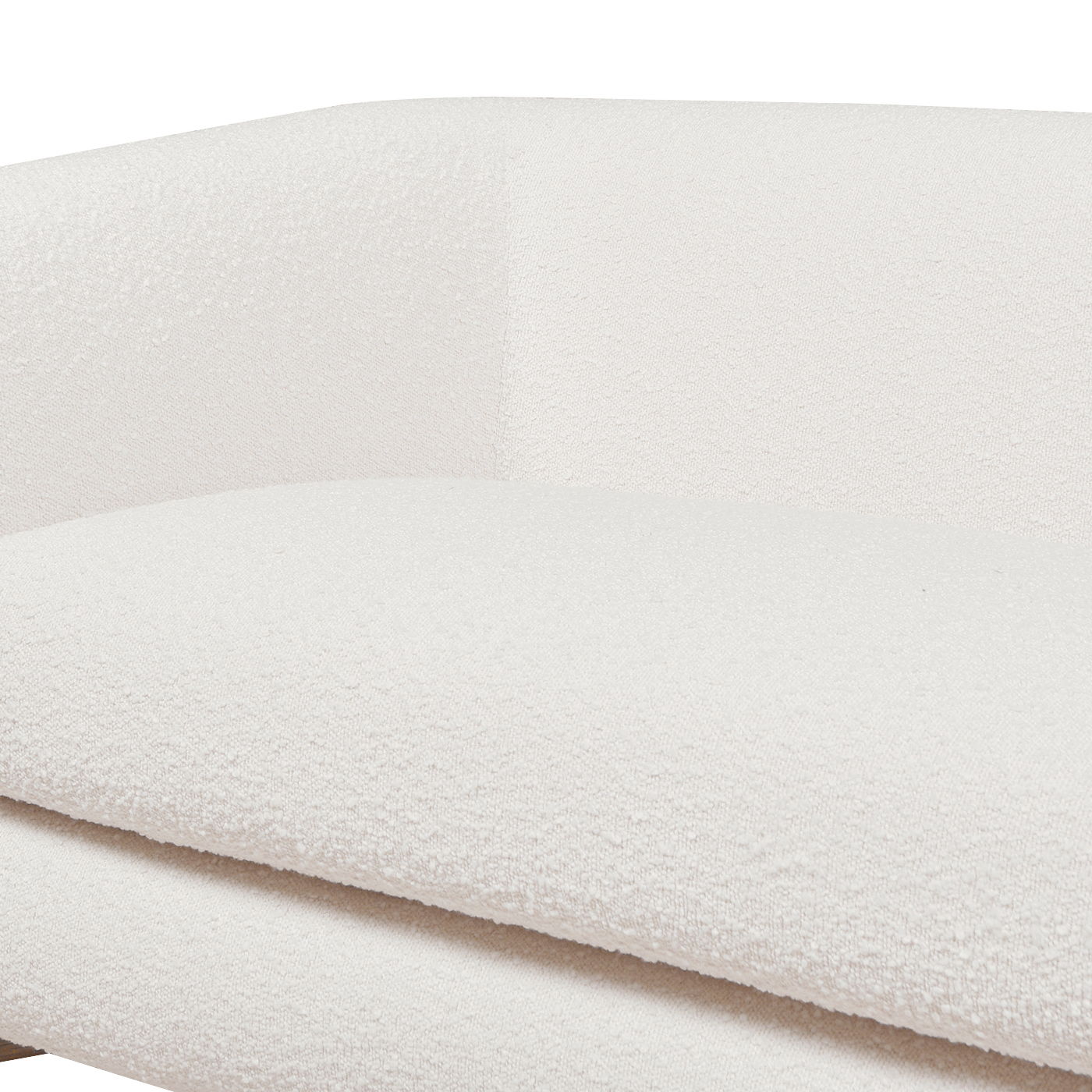 Alpine - Luxurious Upholstery Sherpa Sofa Jennifer Taylor Home