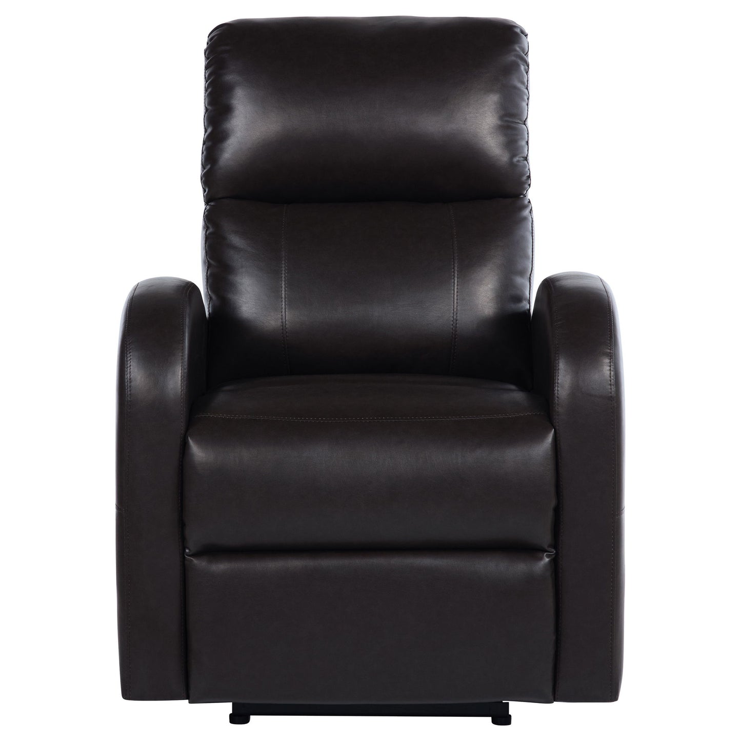 Meglia - Upholstered Power Recliner Chair With Smooth Button Controls - Brown Furniture Max