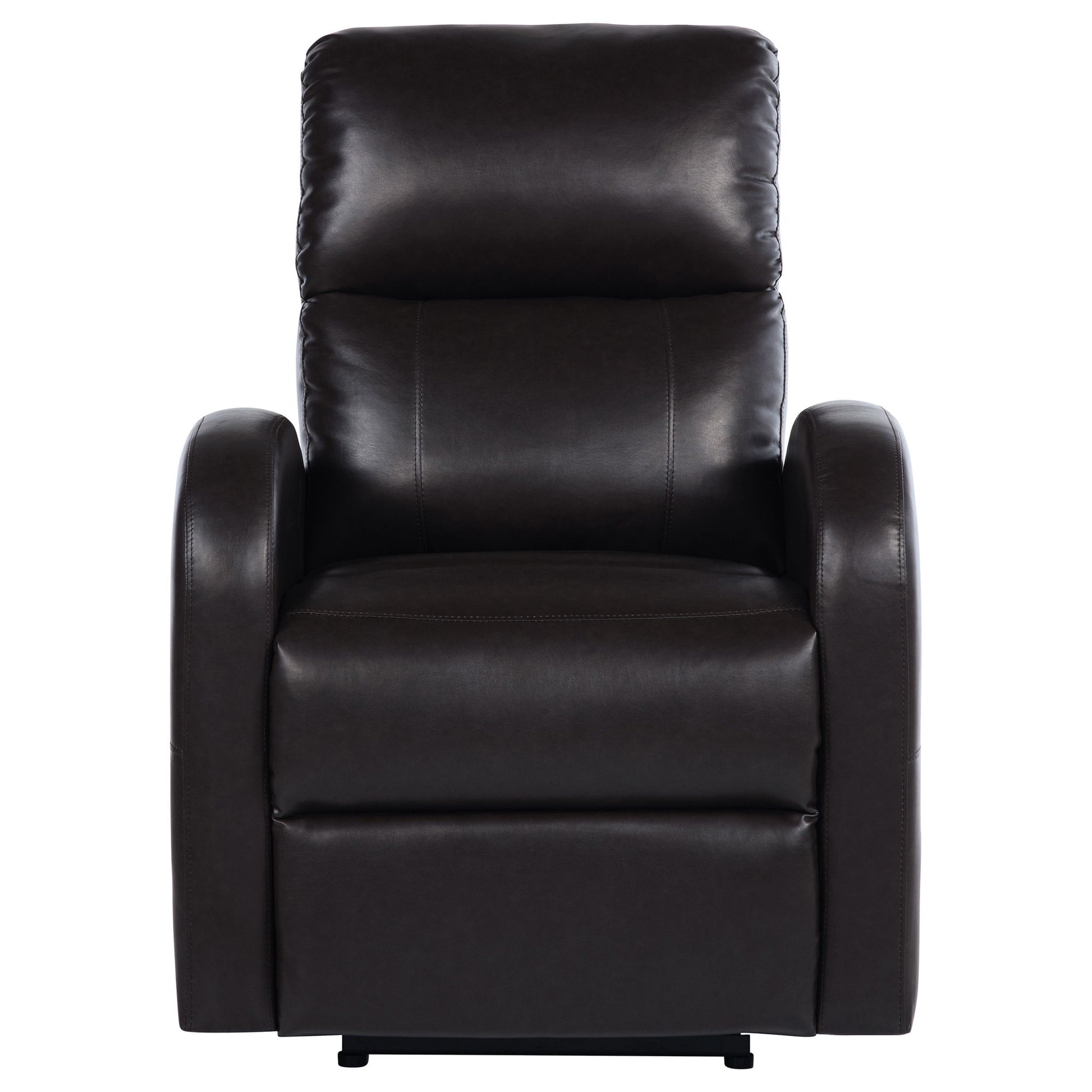 Meglia - Upholstered Power Recliner Chair With Smooth Button Controls - Brown Furniture Max