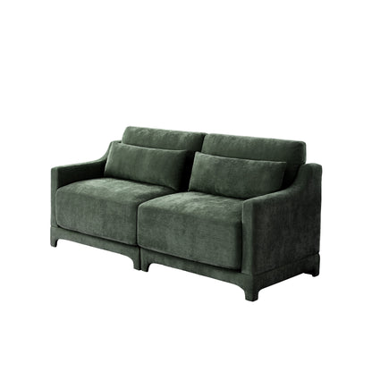Elegant Sofa With Ergonomic Design And Lumbar Pillows Home Essentials