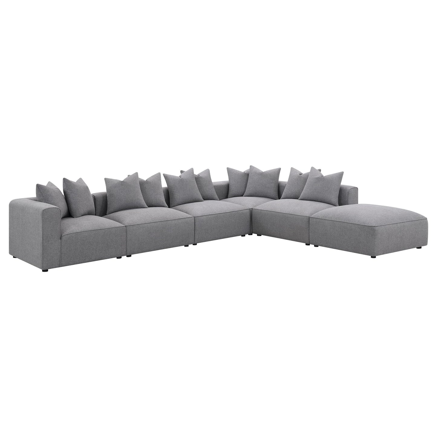 Amherst - Modular Sectional With Cushions - Gray Furniture Max