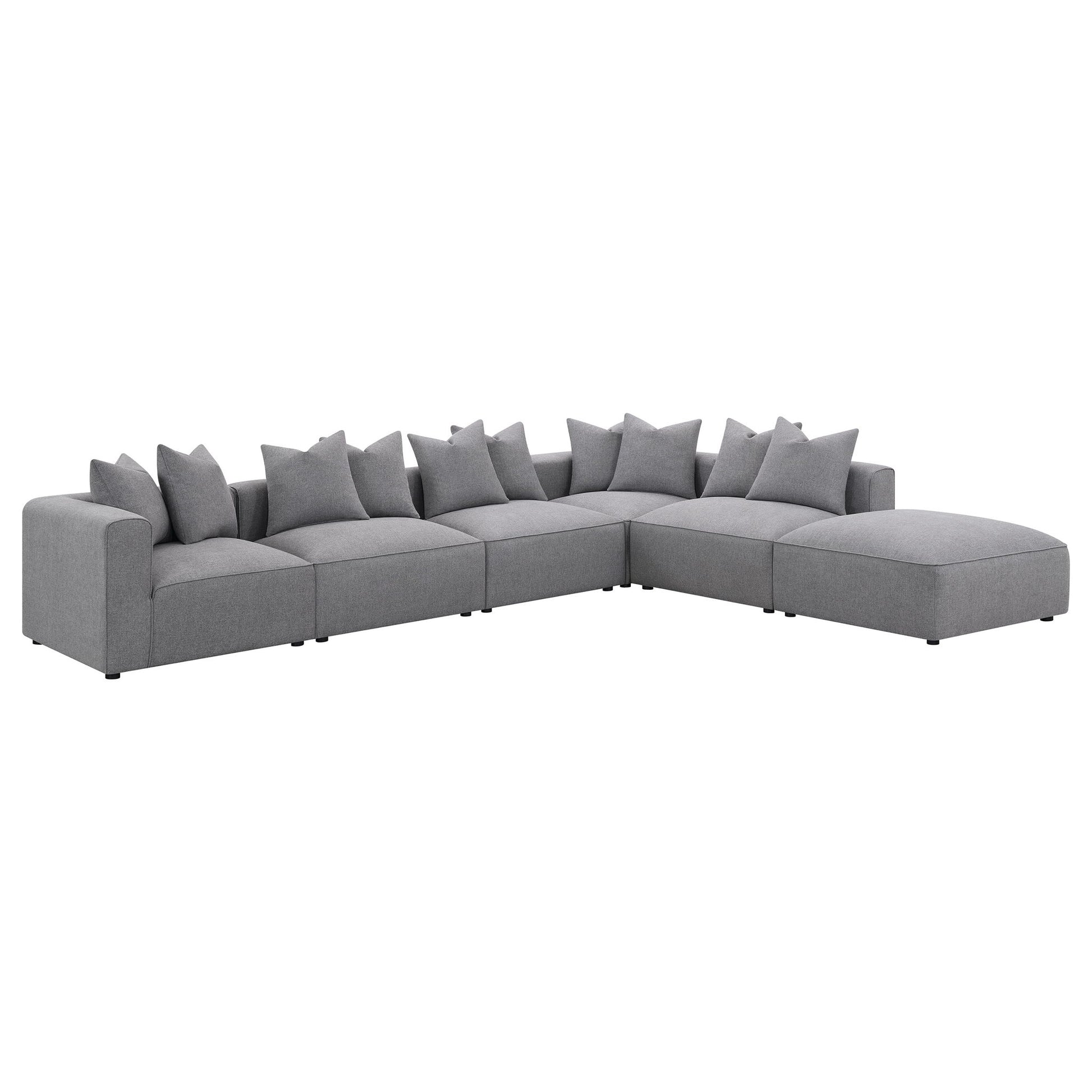 Amherst - Modular Sectional With Cushions - Gray Furniture Max
