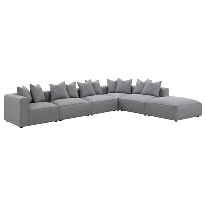 Amherst - Modular Sectional With Cushions - Gray Furniture Max