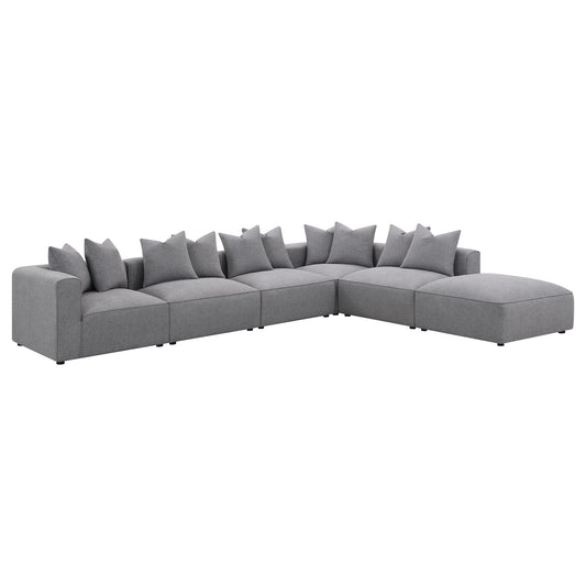 Amherst - Modular Sectional With Cushions - Gray Furniture Max