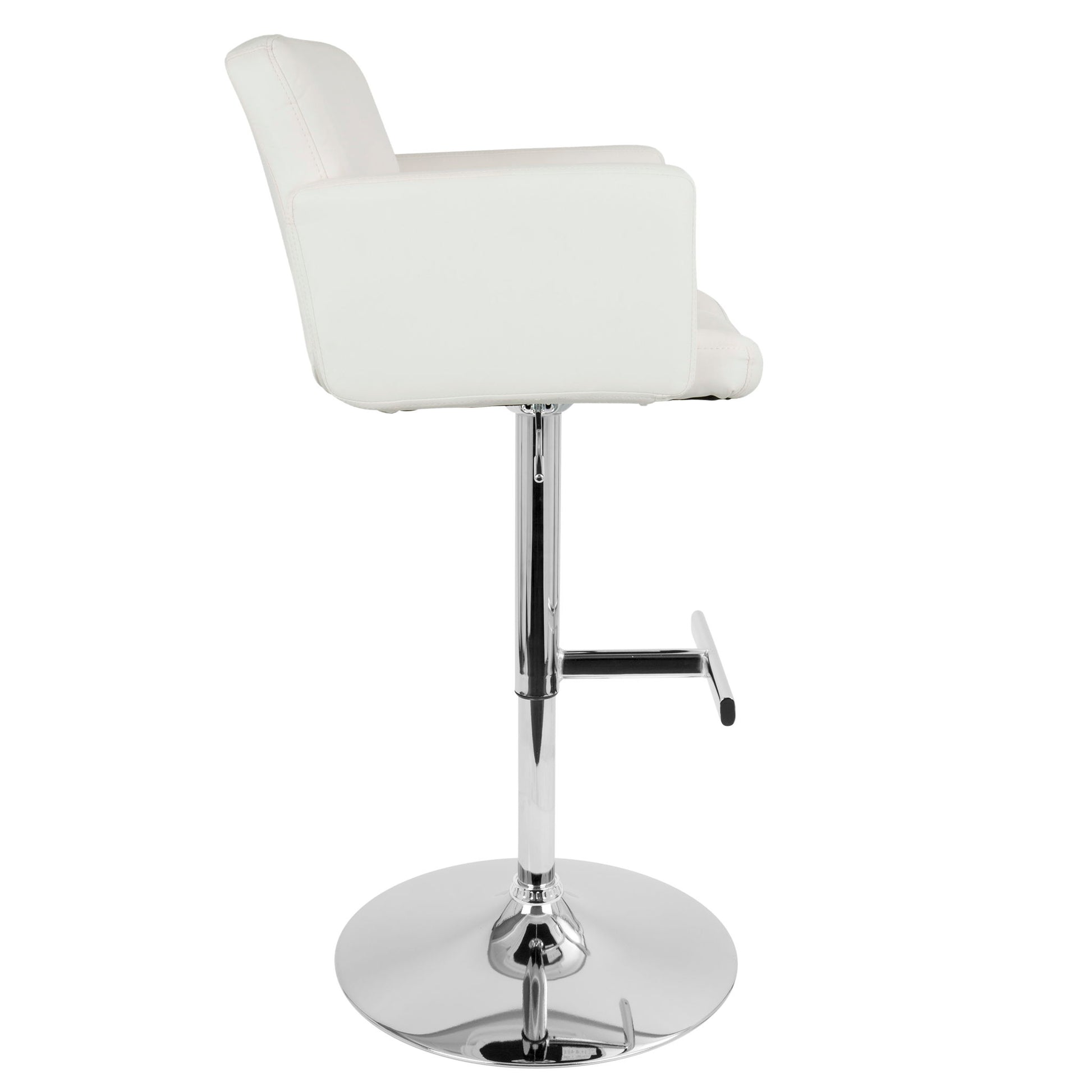 Stout - Contemporary Adjustable Barstool With Swivel Lumi Source