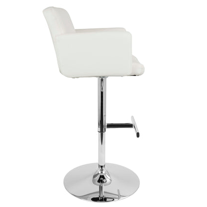 Stout - Contemporary Adjustable Barstool With Swivel Lumi Source