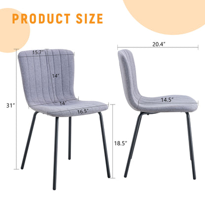 Luxury Minimalist Dining Chairs (Set of 4) Home Essentials