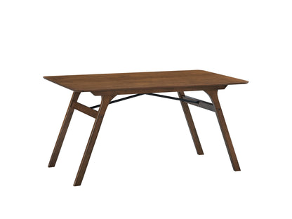 Kaela - 7 Pieces Dining Room Set - Walnut / Light Gray Acme