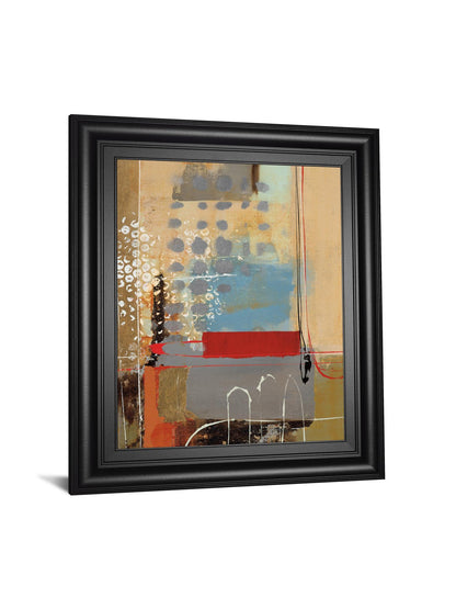 Emociones I By Villarreal Santos - Framed Print Wall Art - Red