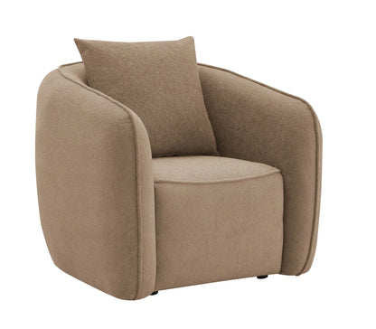 Keith - Chenille Chair With 1 Matching Color Toss Pillows Acme