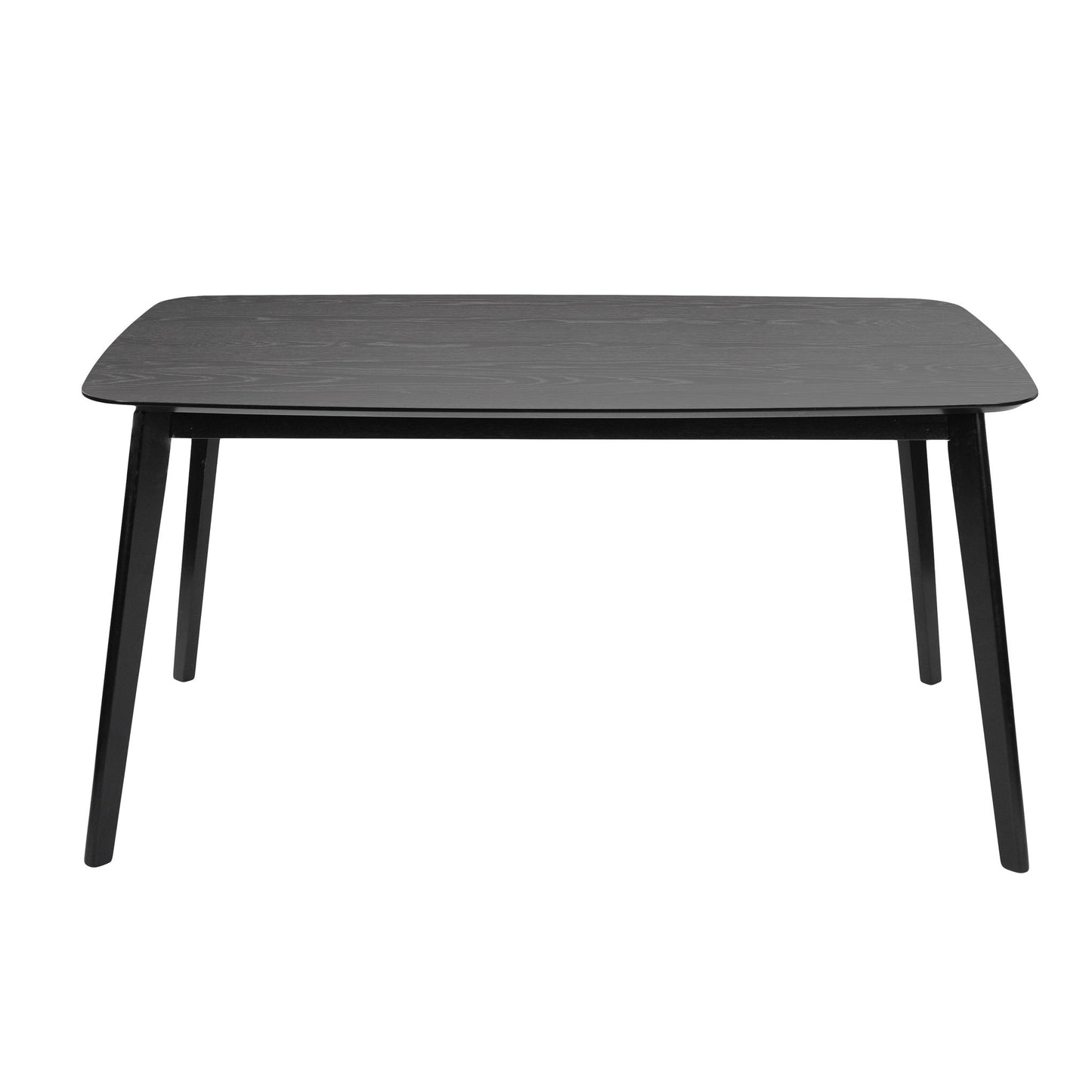 Retro Dining Table With Faux Wood Top Noble House