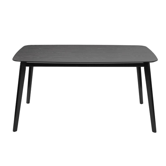 Retro Dining Table With Faux Wood Top Noble House