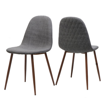 Elegant Dining Chair Set With Fabric Noble House