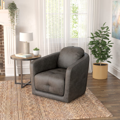 Butler - Swivel Accent Chair - Gray