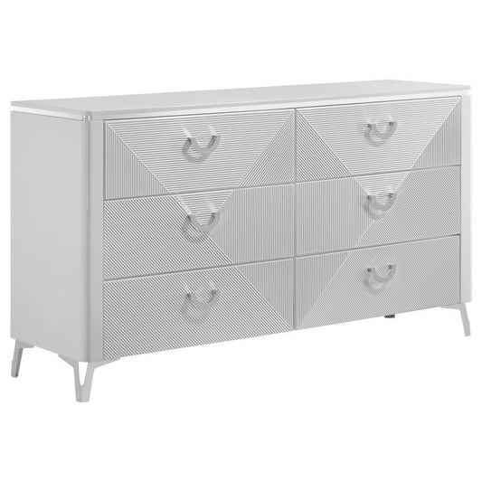 Cassia - 6-Drawer Bedroom Dresser Cabinet Coaster Fine Furniture