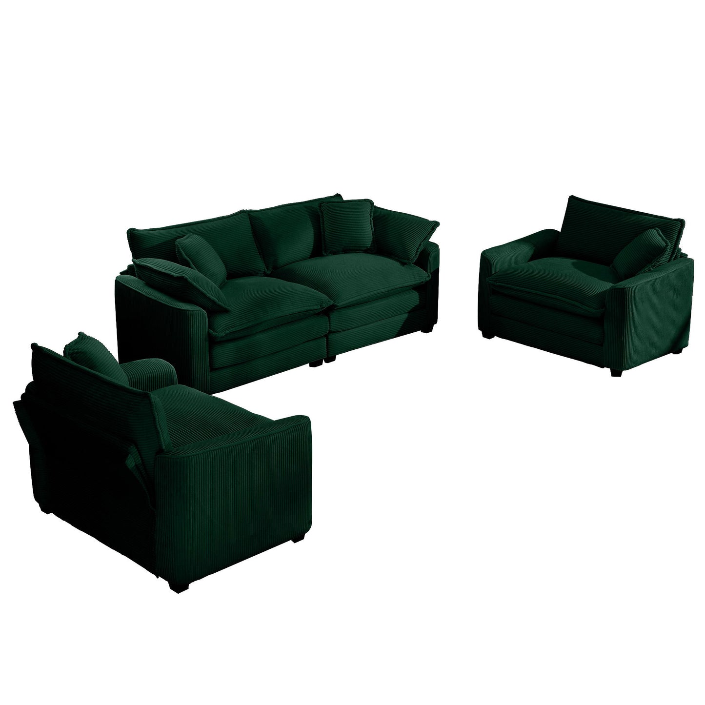 Elegant Oversized Sectional Sofa Set With Deep Seats And Flexible Layout Home Essentials