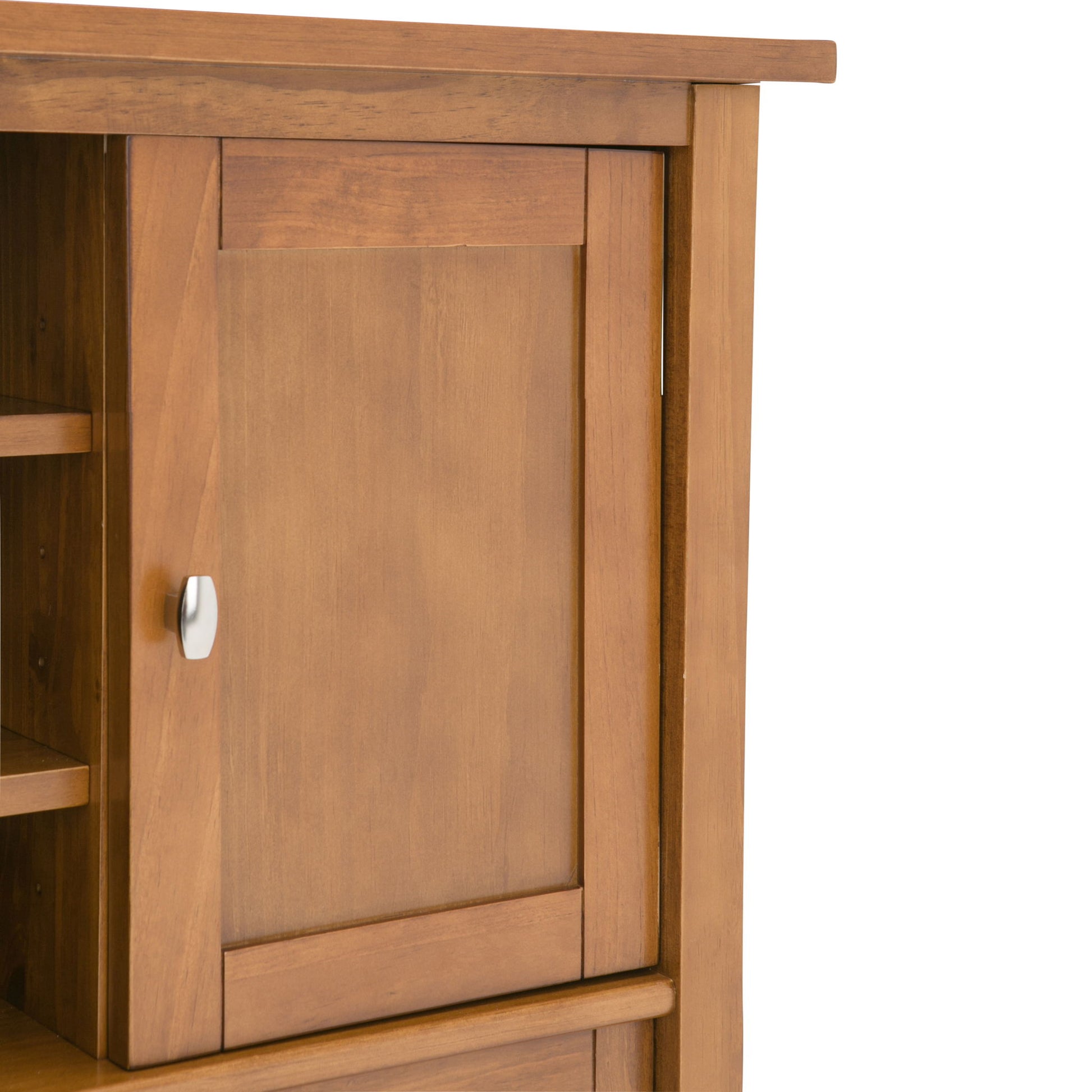 Warm Shaker - Transitional Style TV Media Stand Simpli-Home