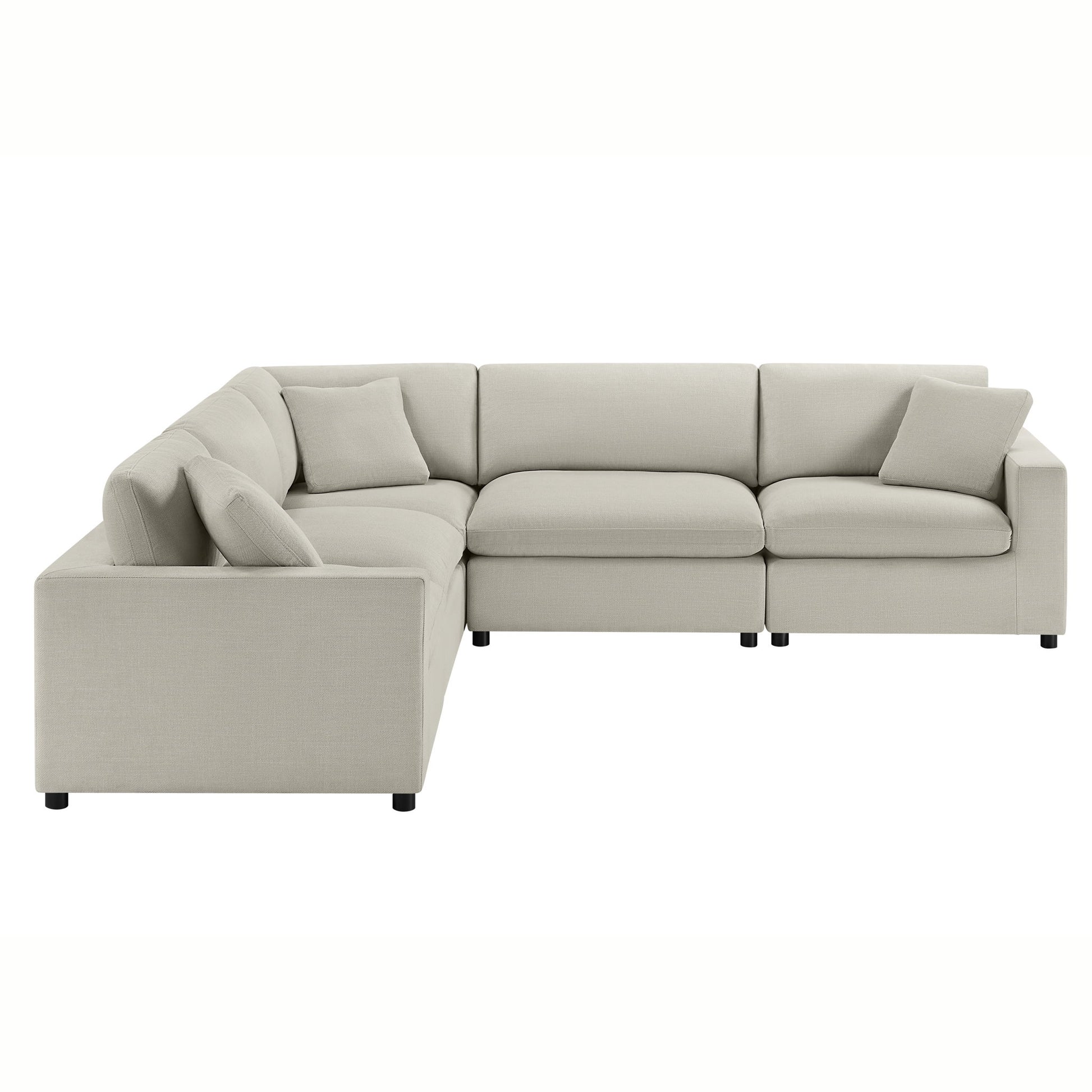 Cassandra - Modular 5 Piece Sectional Home Essentials
