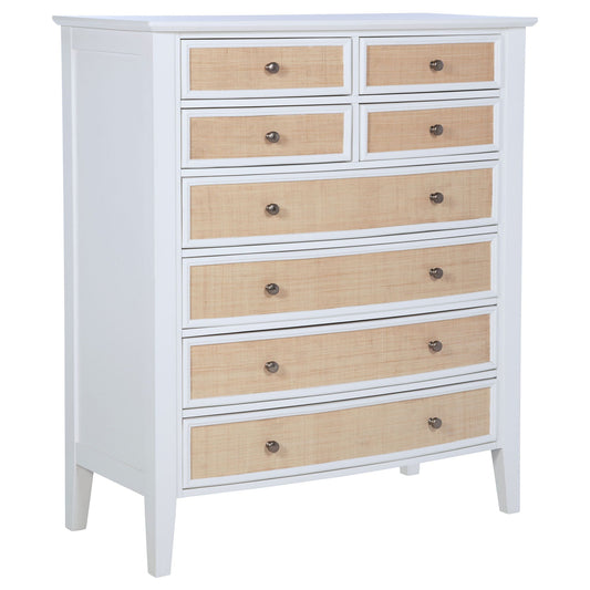 Bexhill - 8-Drawer Chest Of Drawers - White Coaster Fine Furniture