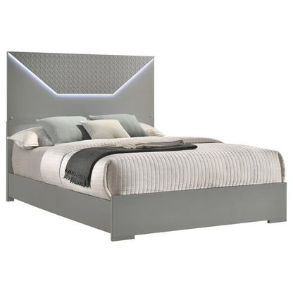 Ives - Panel Bed LED Headboard Coaster Fine Furniture