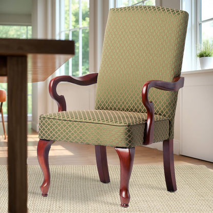 Delaney - Elegant Gooseneck Arm Chair With High Back Ridgecrest Home