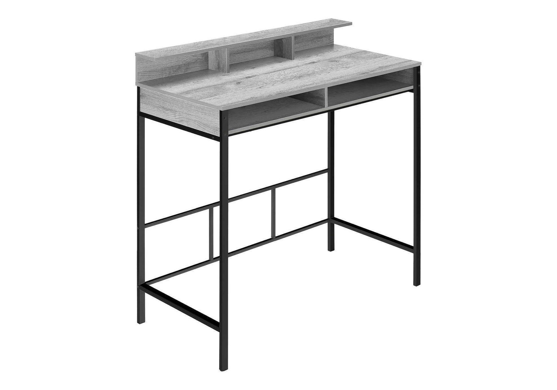 Computer Desk For Home Office, Standing, Storage Shelves, Laptop, Contemporary & Modern 8th Street
