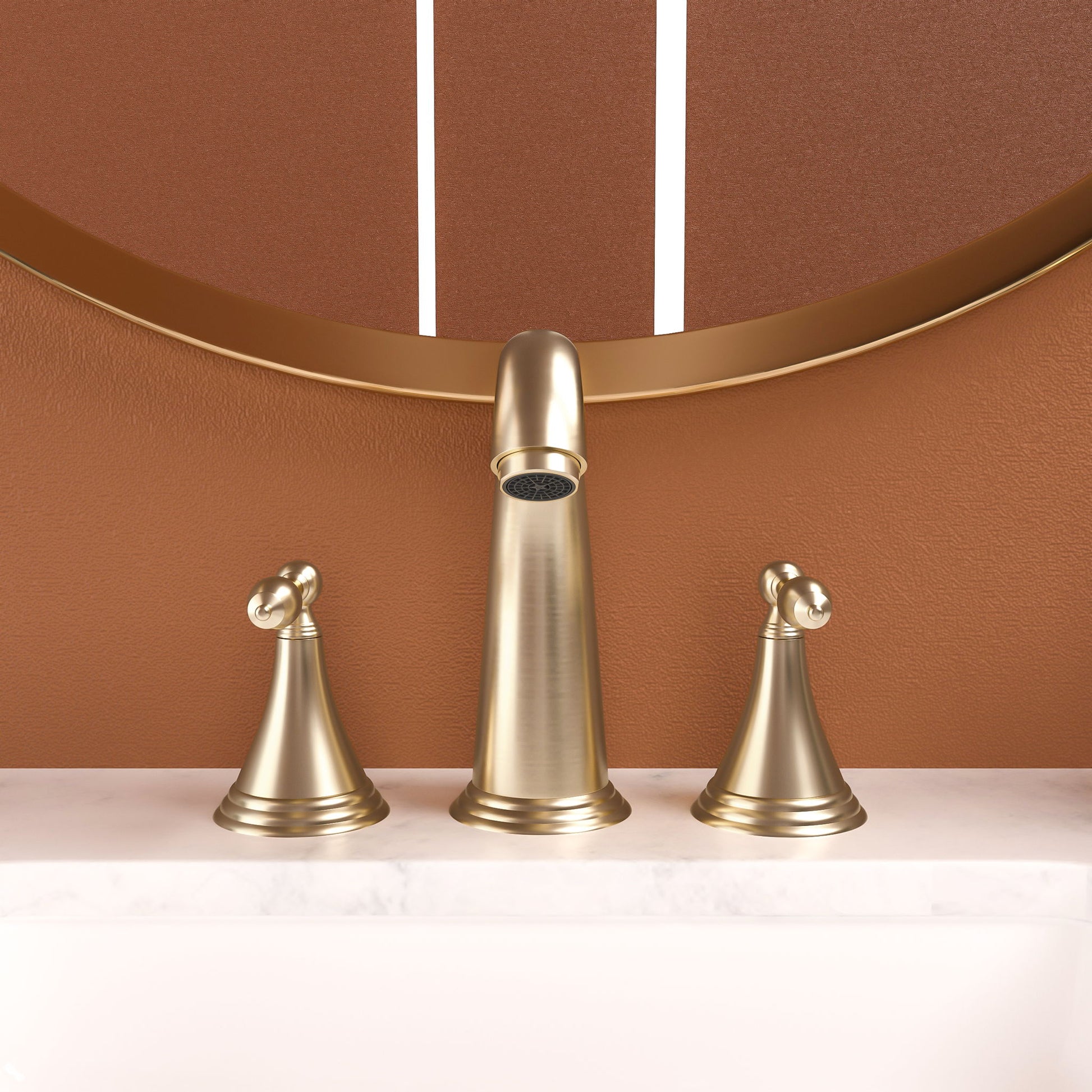 Elegant 2 Handle Widespread Bathroom Faucet With Pop Up Drain And Water Supply Lines Daily Nest