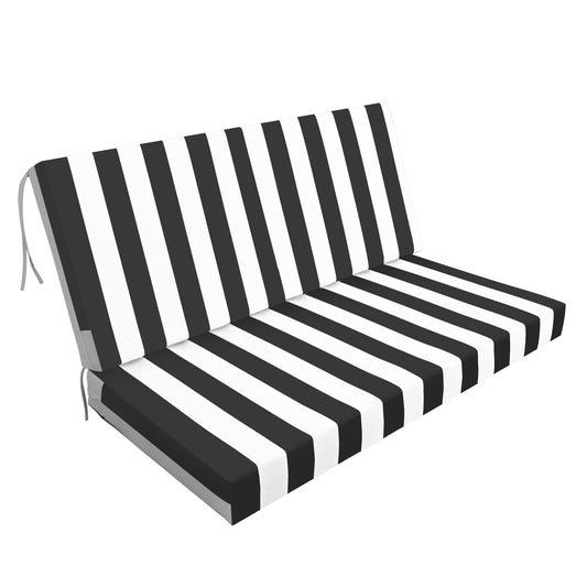 Outdoor Deep Seat Waterproof Replacement Patio Chair Cushions (Set of 2) Home Essentials