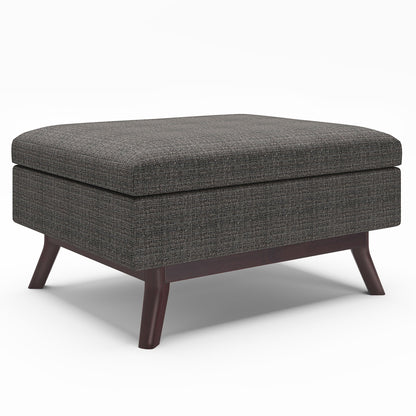 Owen - Upholstered Rectangular Storage Ottoman Simpli-Home