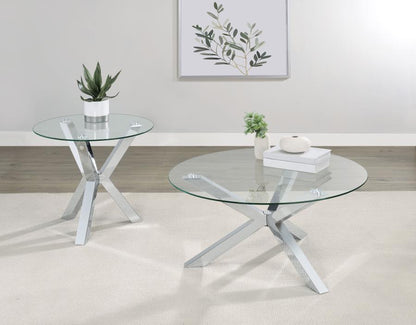Kenzie - Round Coffee Table Set Coaster Fine Furniture