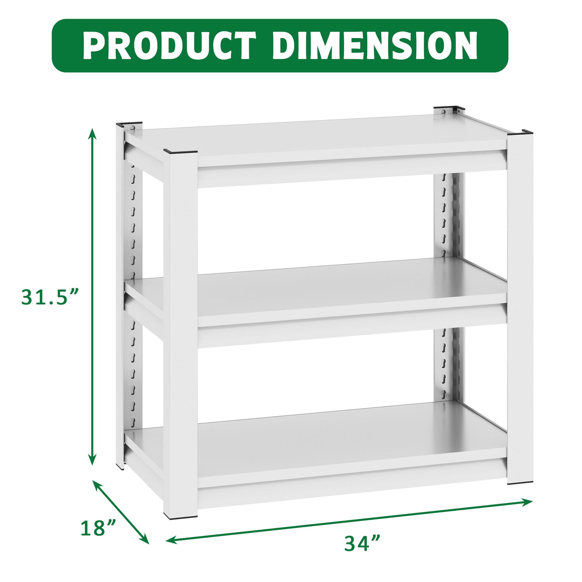 Stylish Metal Aquarium Stand For 20 - 30 Gallon Tanks, 3 Tier Adjustable Shelf Daily Nest