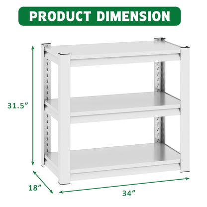 Stylish Metal Aquarium Stand For 20 - 30 Gallon Tanks, 3 Tier Adjustable Shelf Daily Nest
