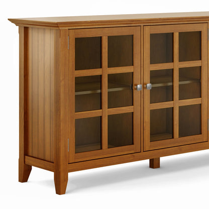 Acadian - Wide Storage Cabinet Handcrafted Simpli-Home