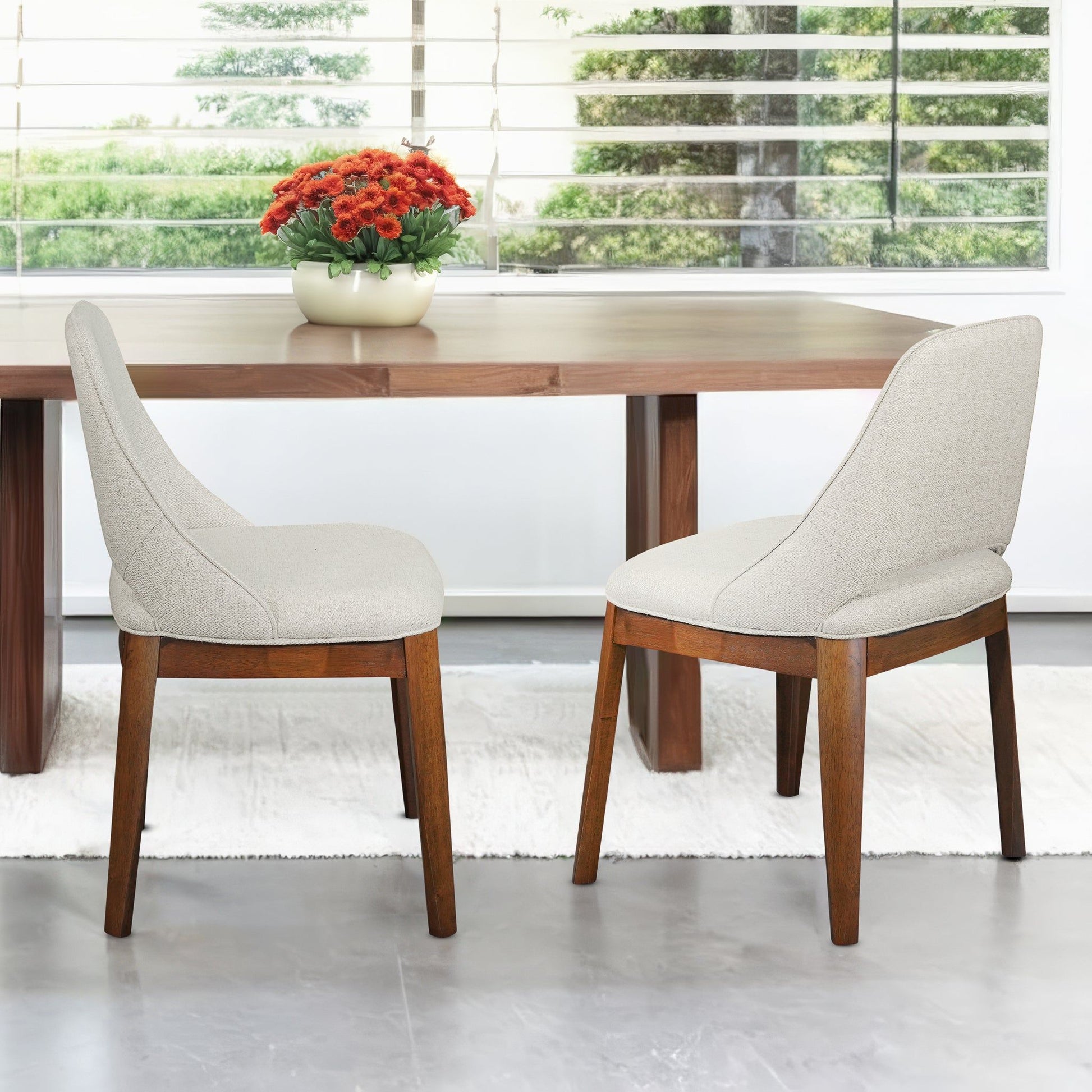Weston - Dining Chair (Set of 2) - Beige Ashcroft Furniture