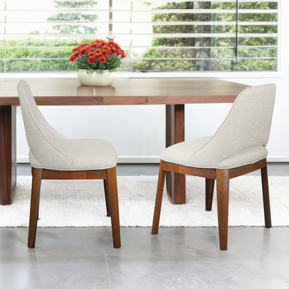 Weston - Dining Chair (Set of 2) - Beige Ashcroft Furniture