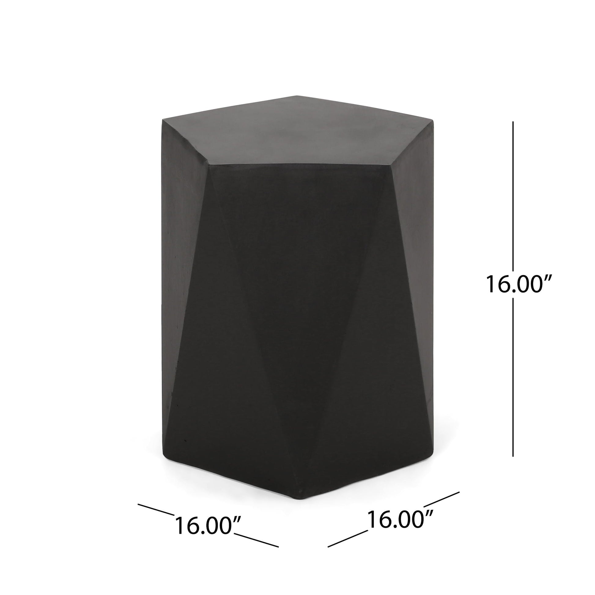 Side Table With Geometric Design Noble House