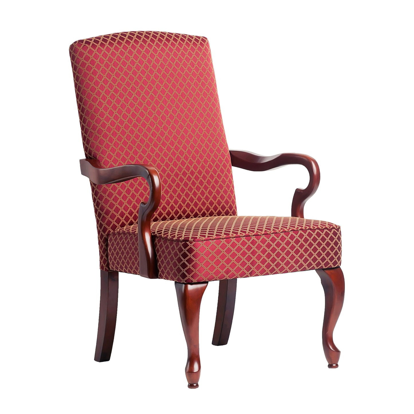 Delaney - Elegant Gooseneck Arm Chair With High Back Ridgecrest Home