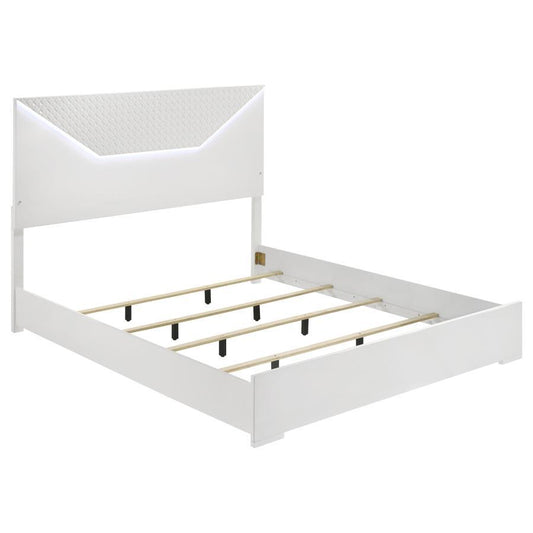 Ives - Panel Bed LED Headboard Coaster Fine Furniture