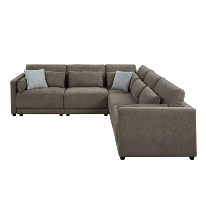 Rylie - Modular Sectional Sofa With Toss Pillows Acme