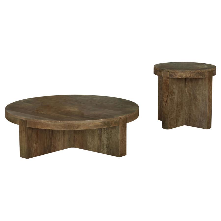 Kinkaid - Solid Wood Coffee And End Table Set Coaster Fine Furniture