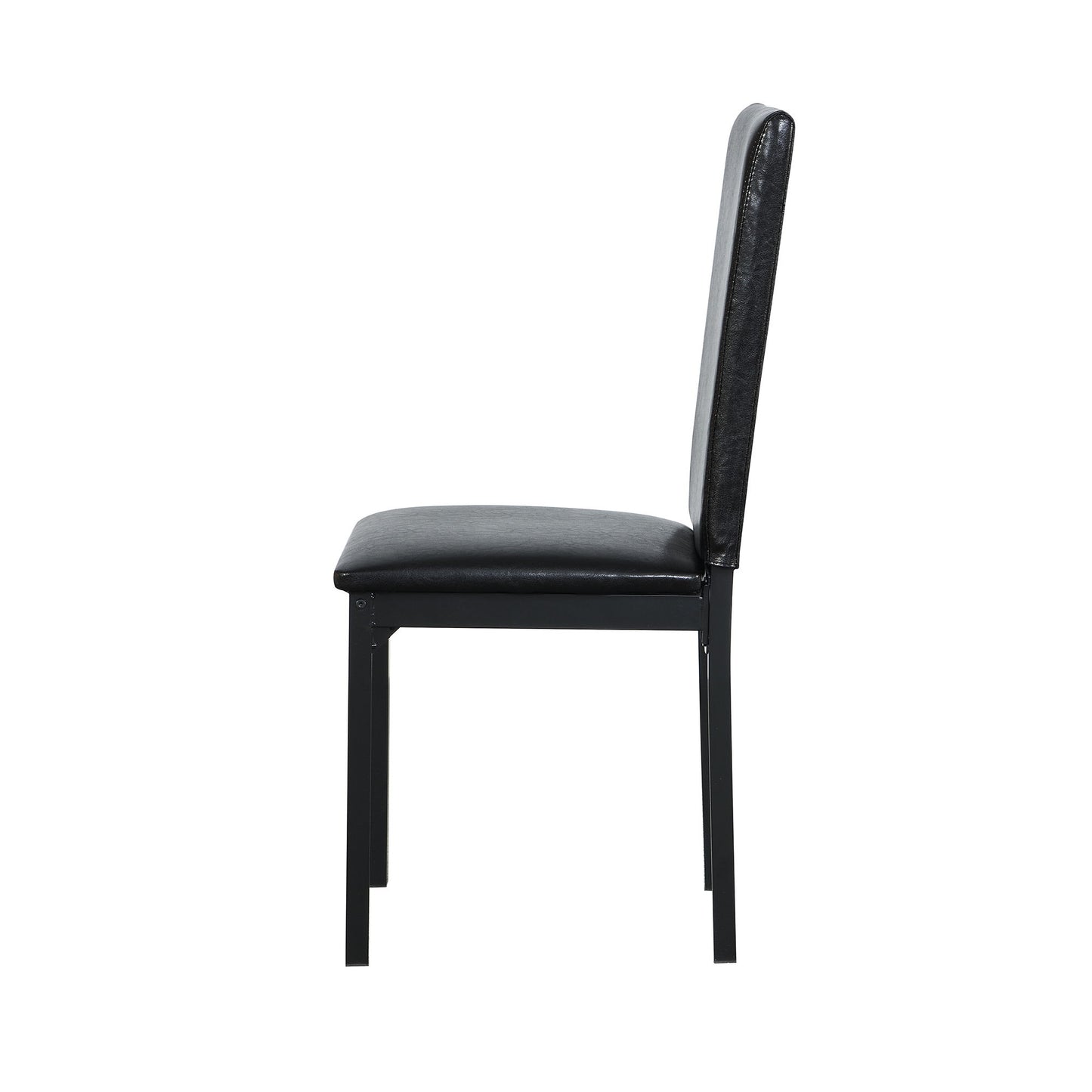 Metal Frame Dining Seats (Set of 4) - Black Home Essentials