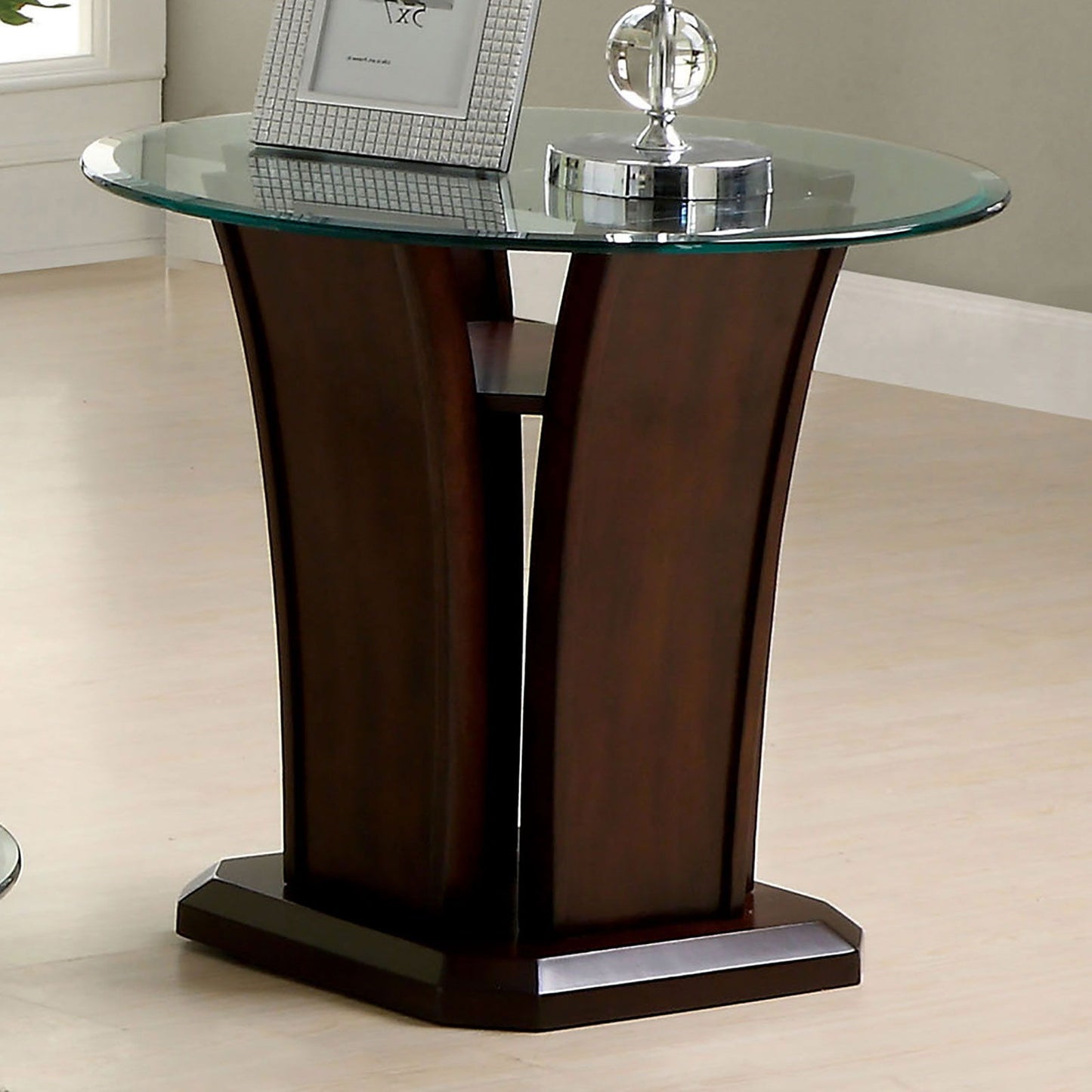 Manhattan - End Table - Brown Cherry