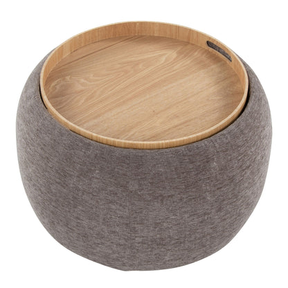 Tray - Pouf Contemporary Ottoman Lumi Source