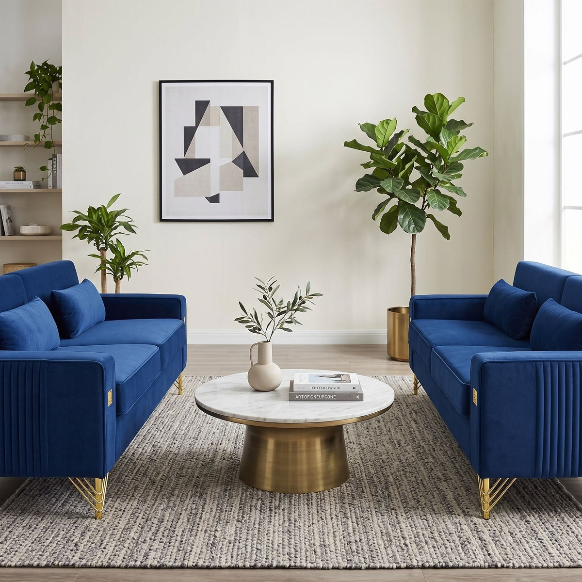 2 Pieces Sofa Sofa Set With Removable Cushions For Home Apartment Home Essentials