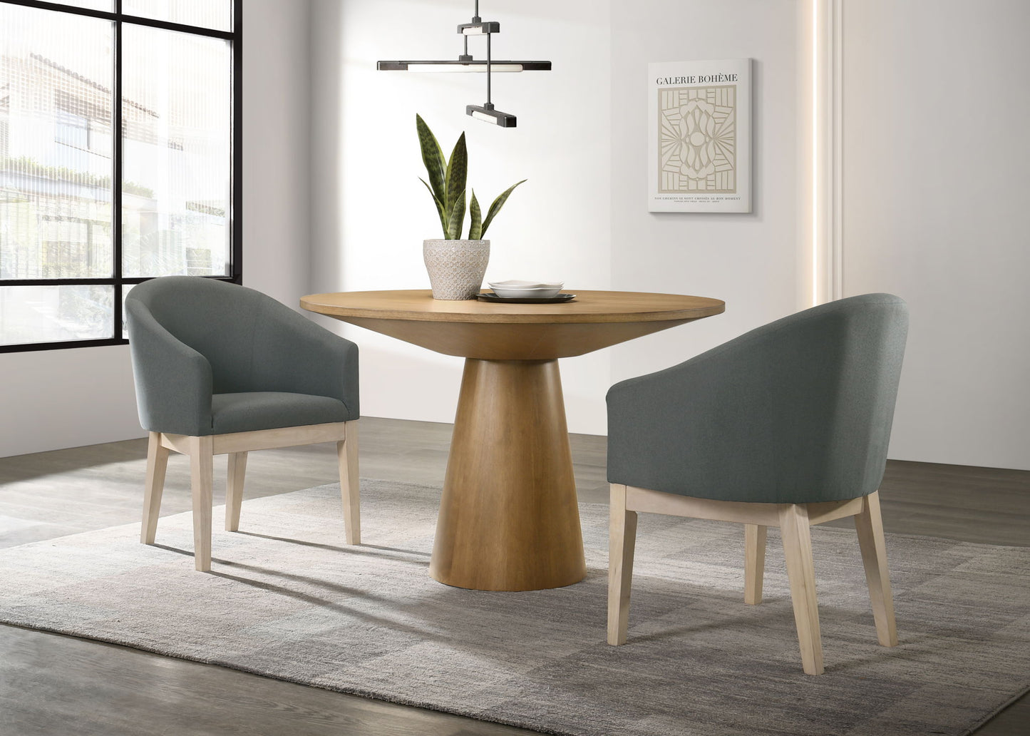 Jasper - 47" Round Dining Table Set Lilola Home