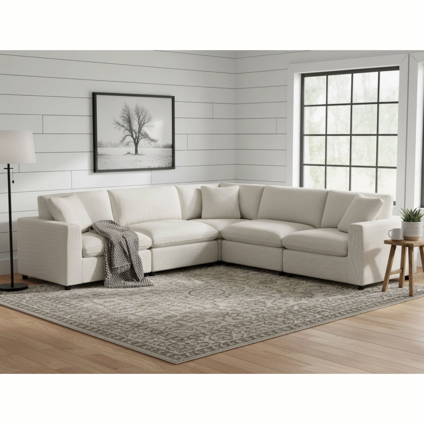 Cassandra - Modular 5 Piece Sectional Home Essentials